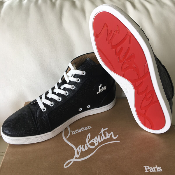 18SS Christian Louboutin 最新作 クリスチャンルブタンスーパーコピー BIP BIP BLACK 新素材 スニーカー